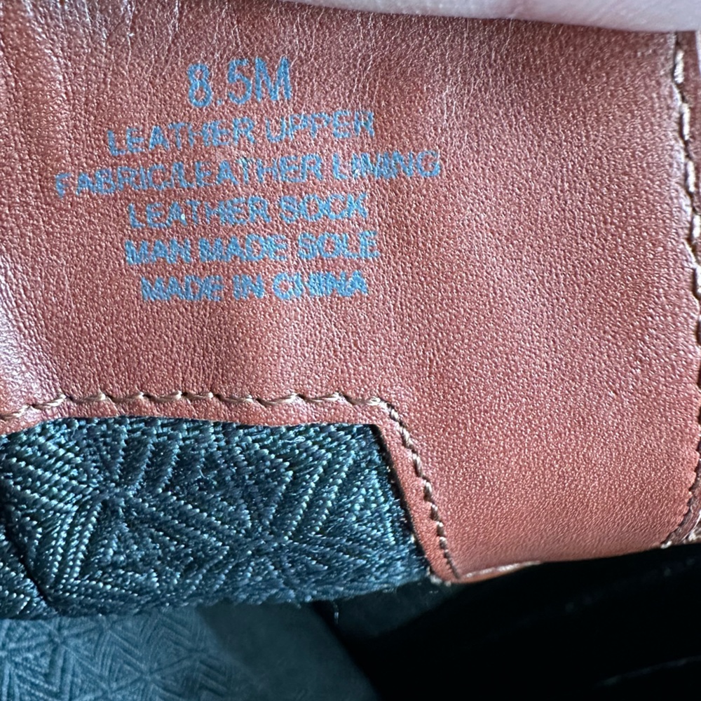 Antonio Melani leather boots size 8.5 black and brown - Picture 5 of 7